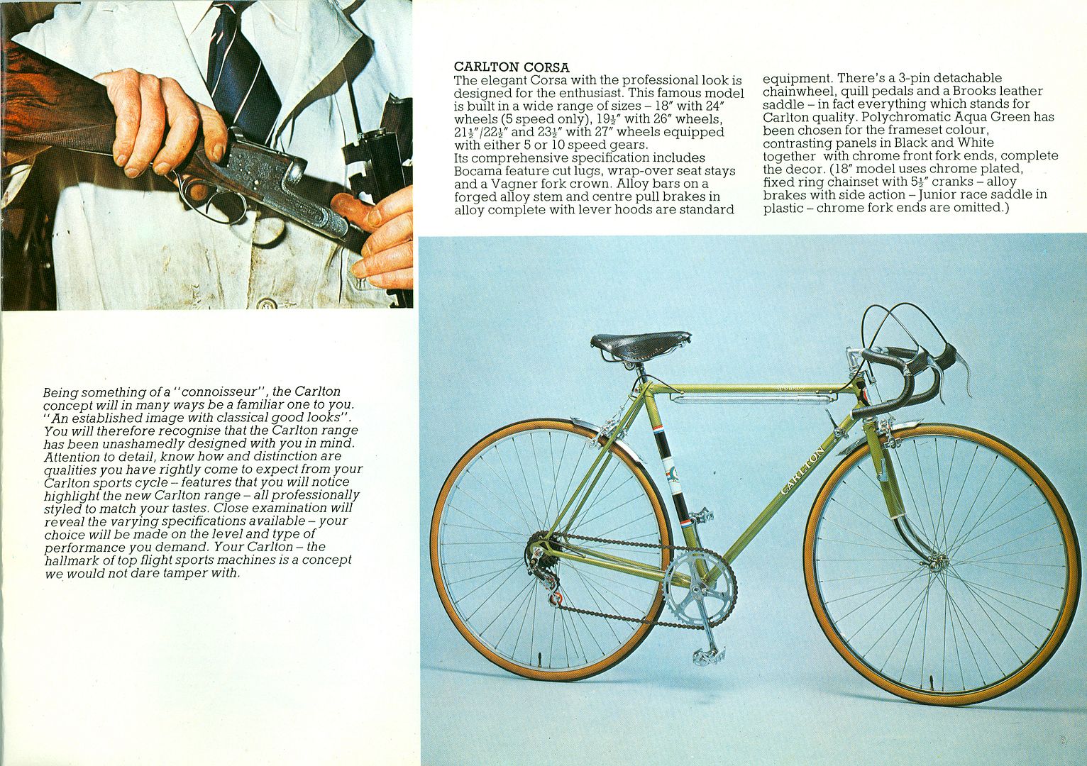 1974 Raleigh Carlton Catalogue Carlton Cycles